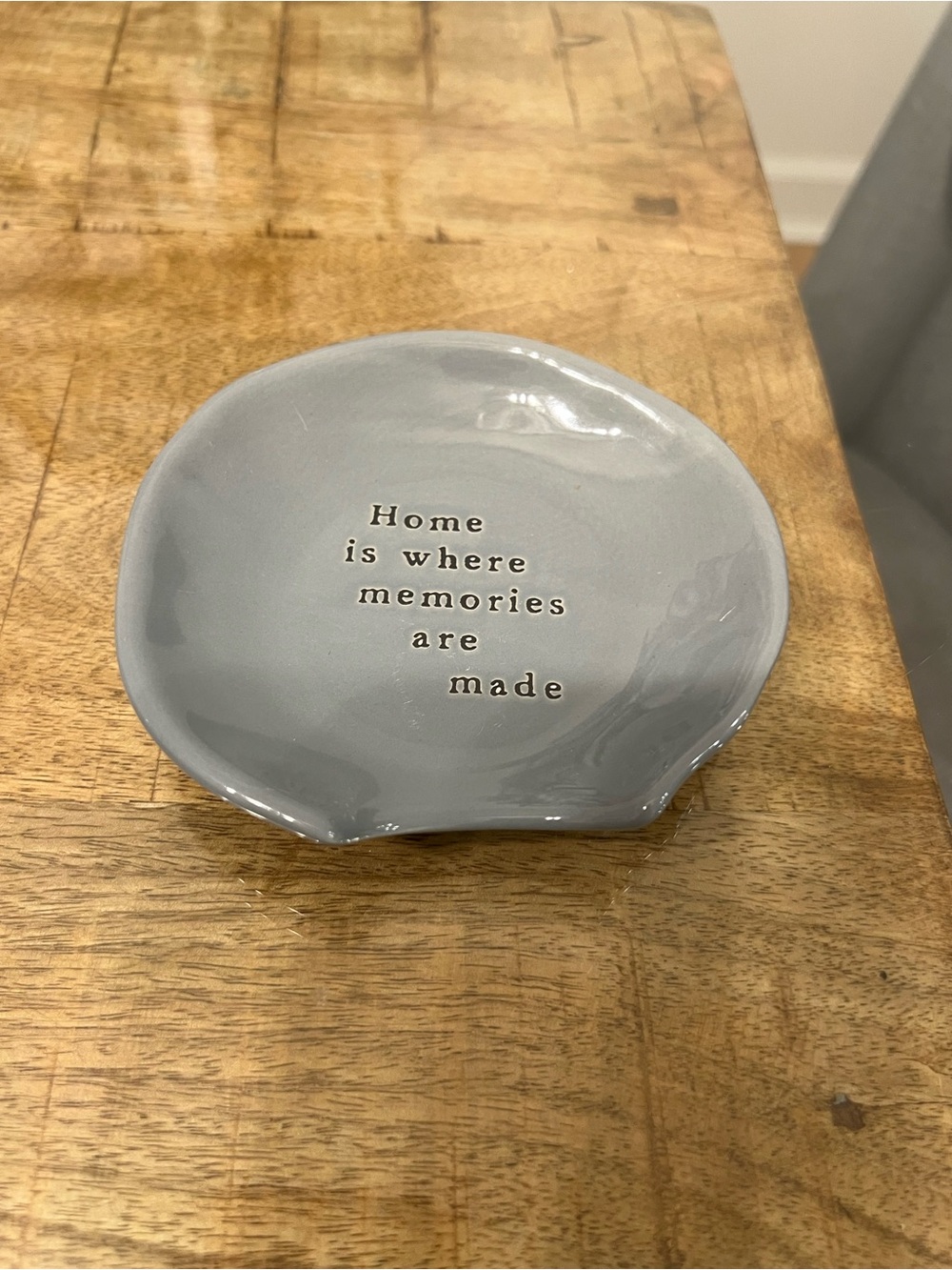 Home is where memories are made spoon rest
